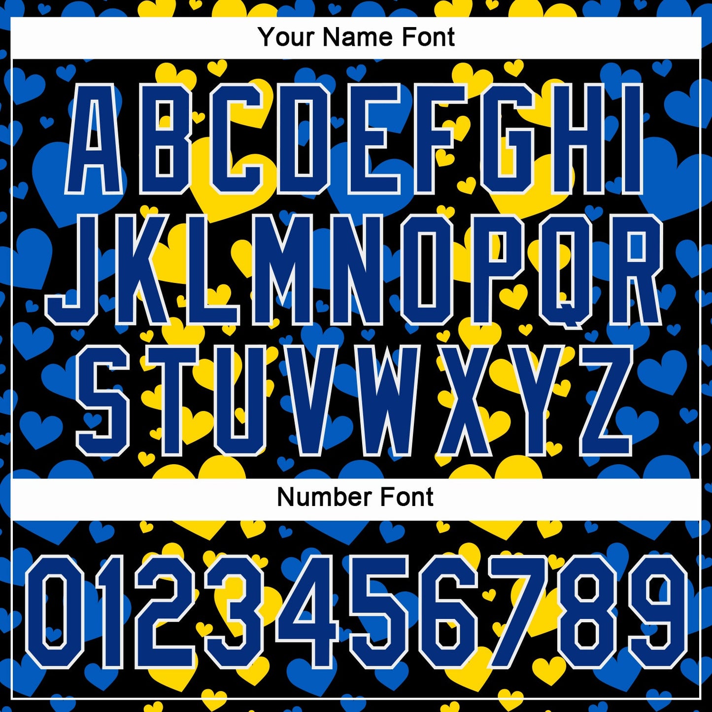 Custom 3D Pattern Design Hearts Painted In The Colors Of The Ukrainian Flag Authentic Baseball Jersey - Sky-Custom