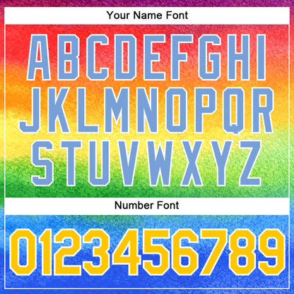 Custom Rainbow For Pride Month Love Is Love LGBT Authentic Baseball Jersey - Sky-Custom