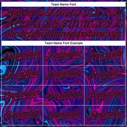 Custom 3D Pattern Design Abstract Interweaving Curved Fluid Art Authentic Baseball Jersey - Sky-Custom