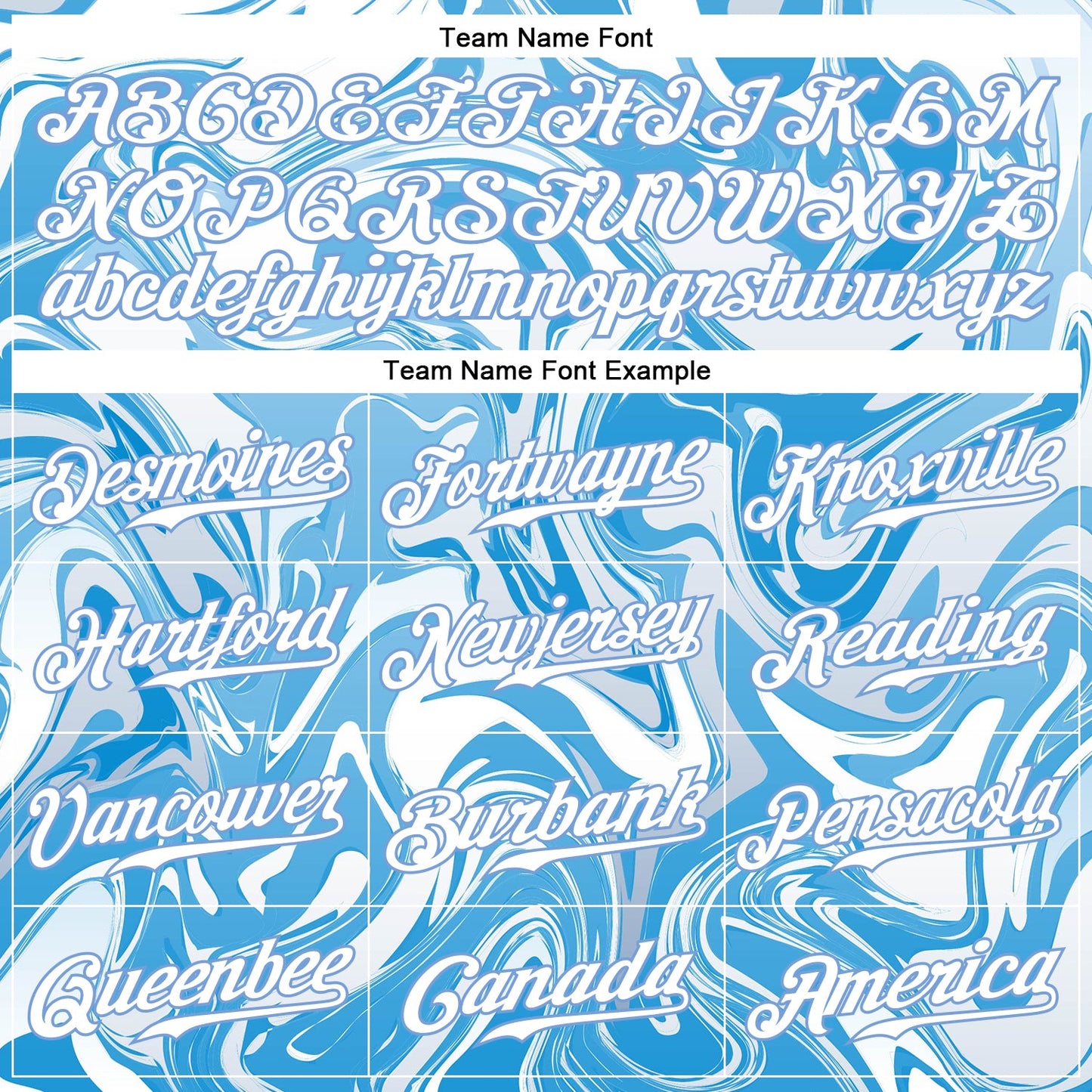 Custom 3D Pattern Design Abstract Ocean With Waves Fluid Art Authentic Baseball Jersey - Sky-Custom