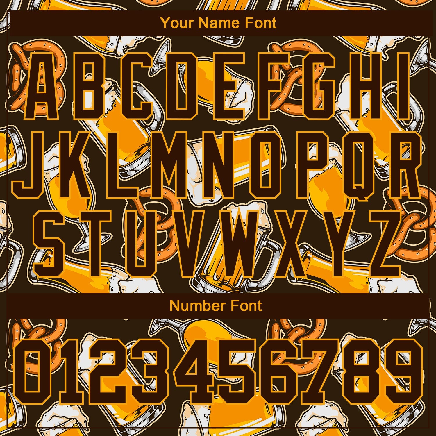 Custom 3D Pattern Design Beer Authentic Baseball Jersey - Sky-Custom