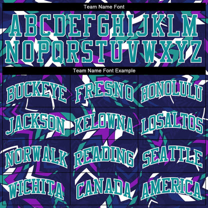 Custom 3D Pattern Design Music Festival Authentic Baseball Jersey - Sky-Custom