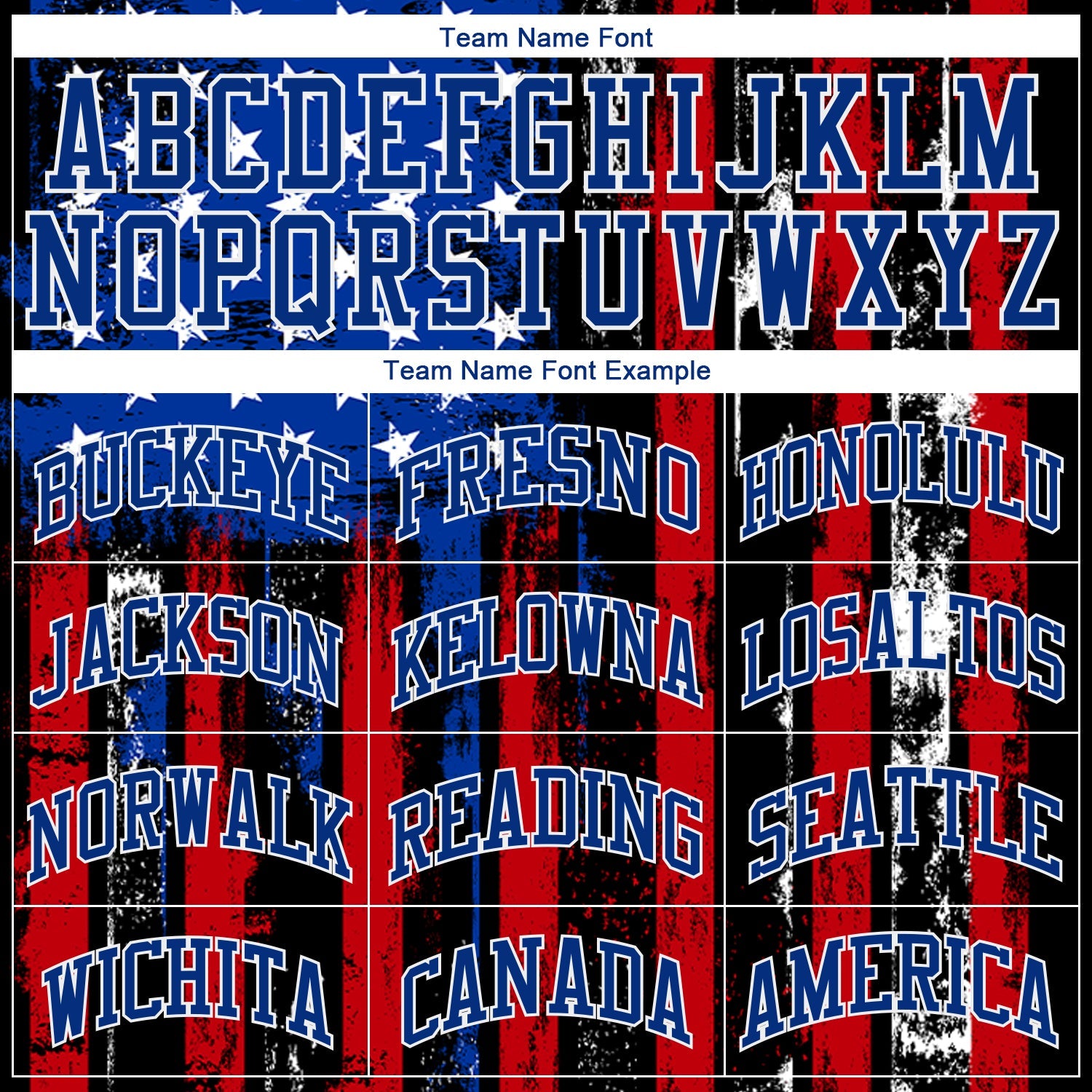 Custom Black Red Royal-White 3D Distressed American Flag Authentic Baseball Jersey - Sky-Custom