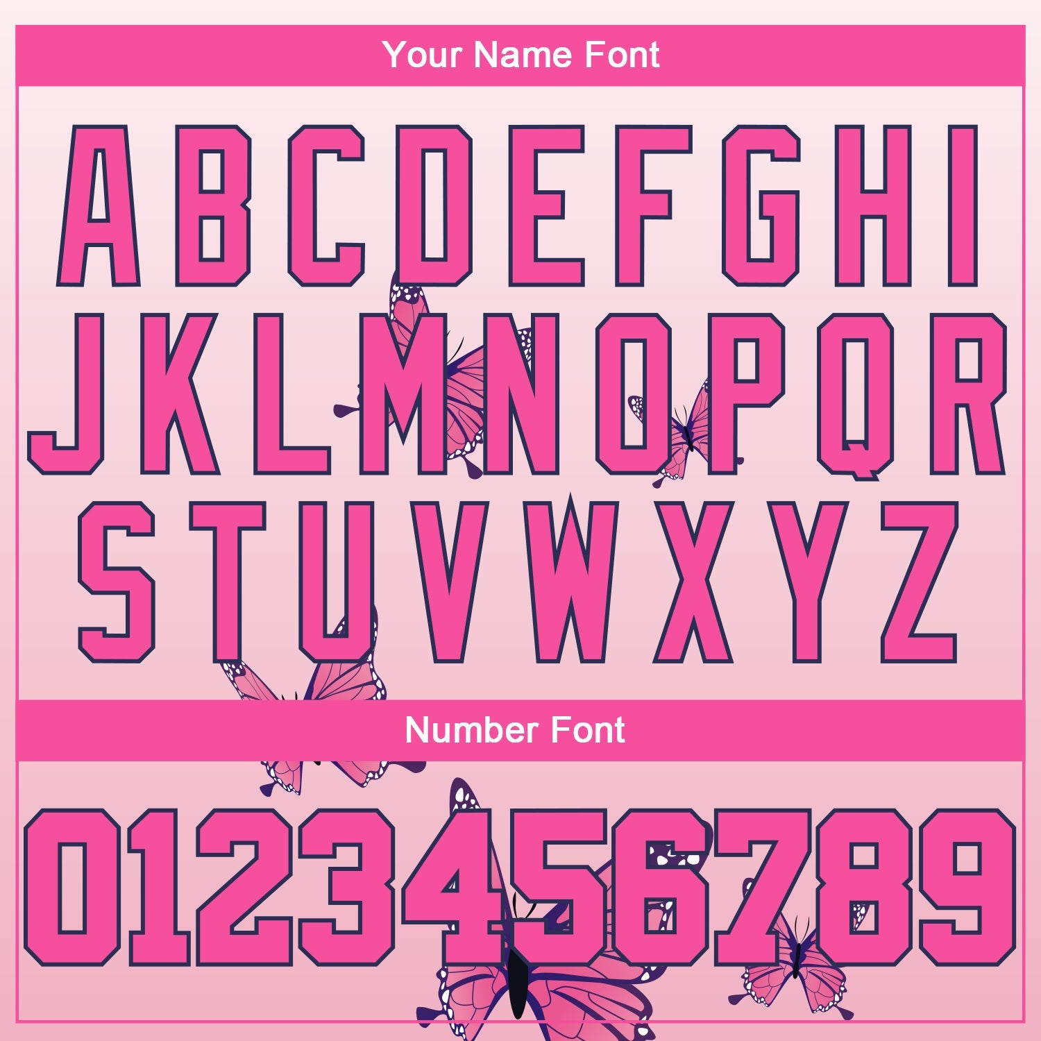 Custom 3D Pink Ribbon Breast Cancer Awareness Month With Butterflies Women Health Care Support Authentic Baseball Jersey - Sky-Custom