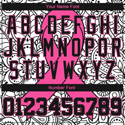 Custom 3D Pink Ribbon Breast Cancer Awareness Month Women Health Care Support Authentic Baseball Jersey - Sky-Custom