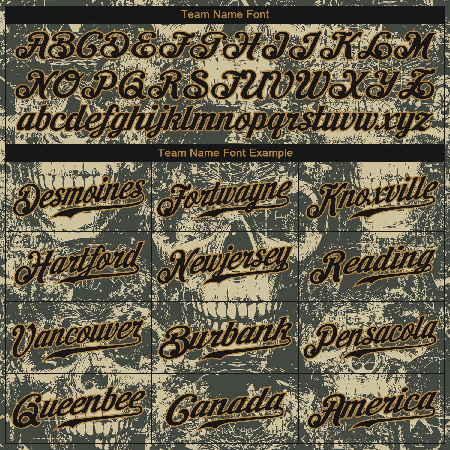Custom 3D Pattern Halloween Skulls Authentic Baseball Jersey - Sky-Custom