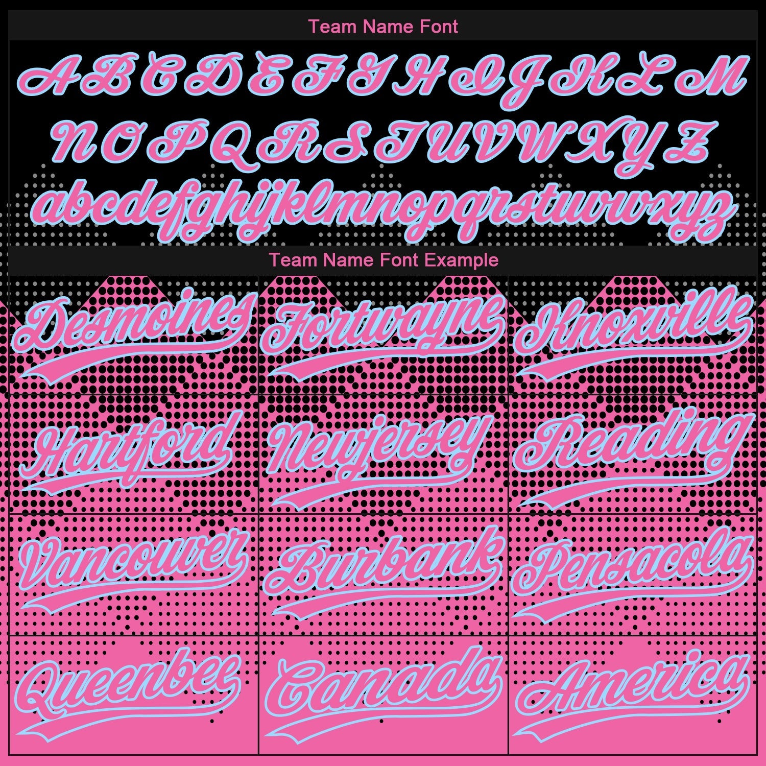 Custom Black Pink-Light Blue 3D Pattern Design Authentic Baseball Jersey - Sky-Custom