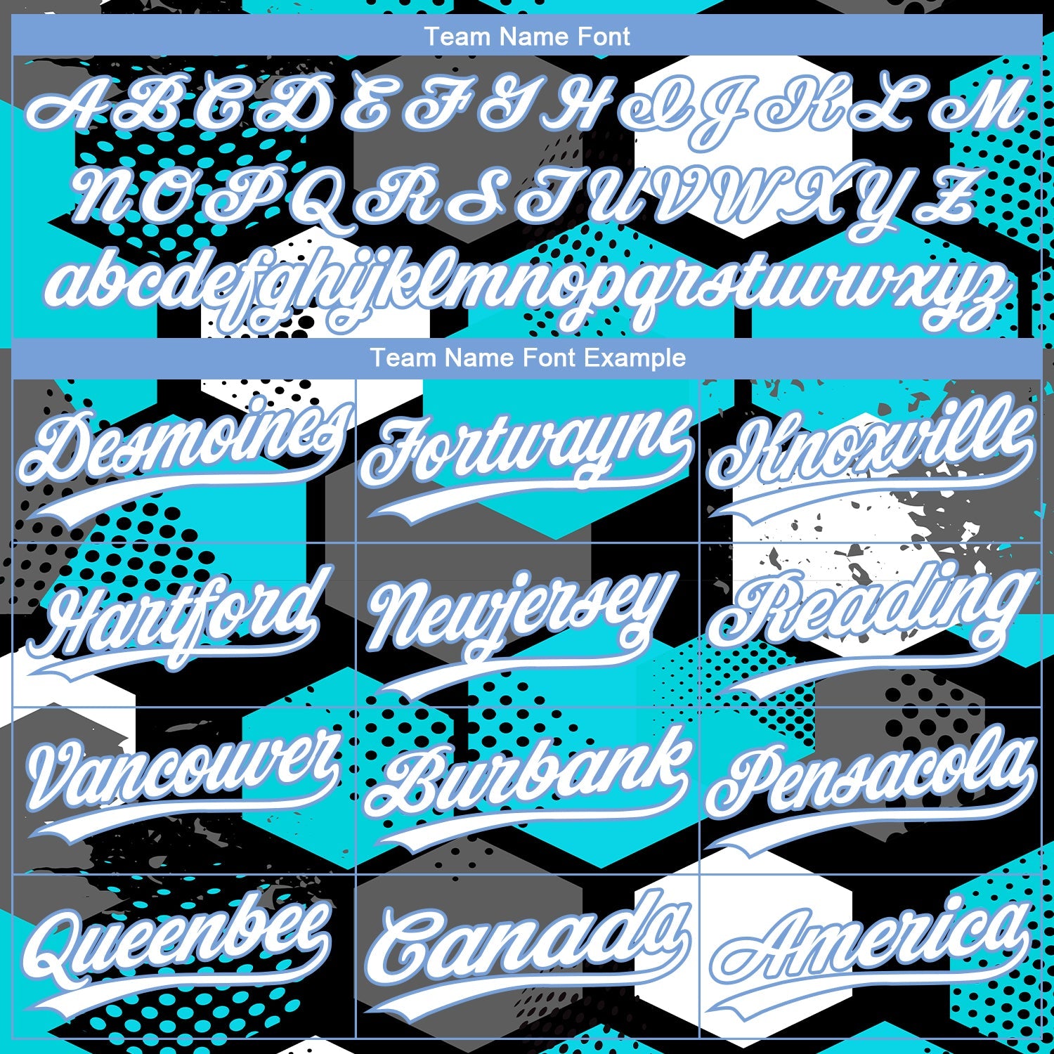 Custom Teal White-Light Blue 3D Pattern Design Authentic Baseball Jersey - Sky-Custom