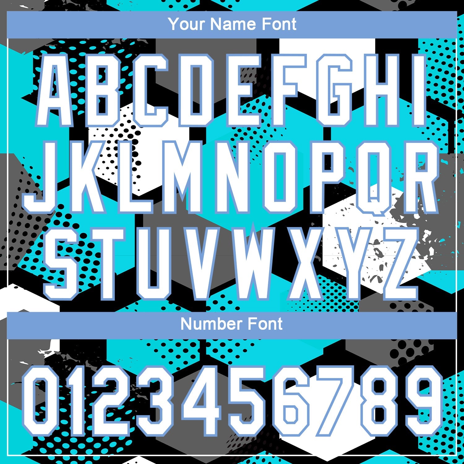 Custom Teal White-Light Blue 3D Pattern Design Authentic Baseball Jersey - Sky-Custom