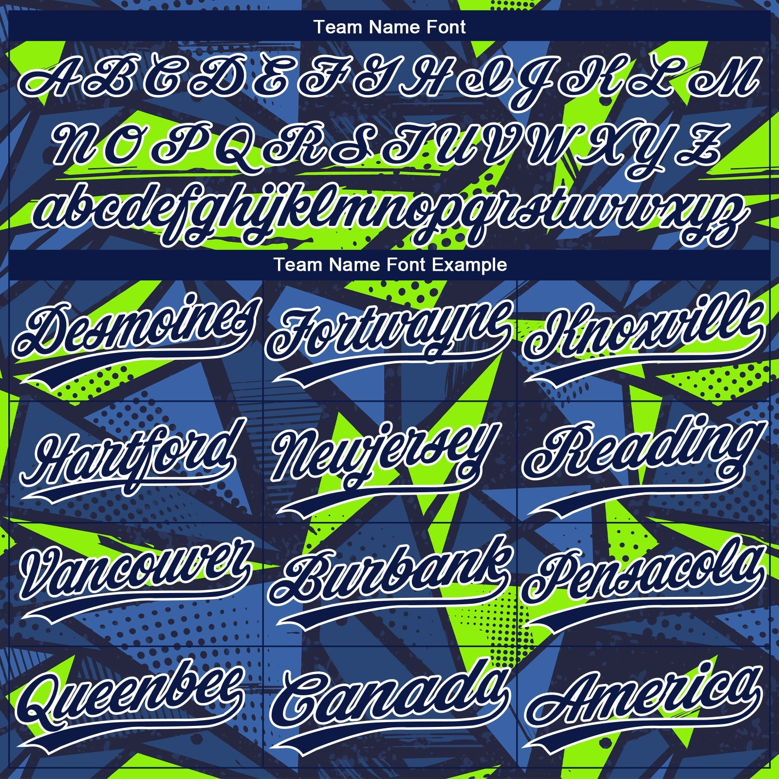 Custom Navy Navy-Neon Green 3D Pattern Design Authentic Baseball Jersey - Sky-Custom
