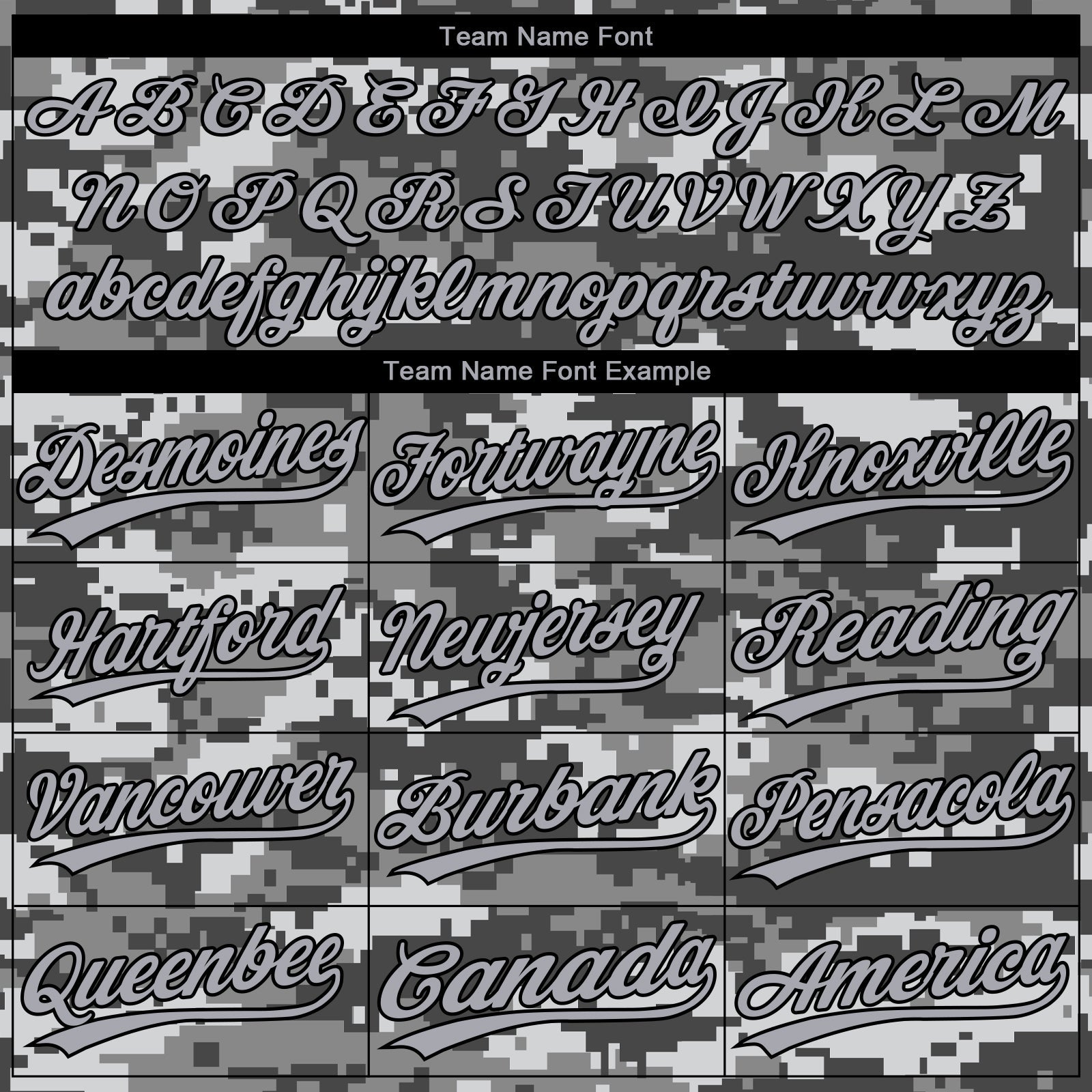 Custom Gray Gray Black-Camo 3D Pattern Design Authentic Baseball Jersey - Sky-Custom