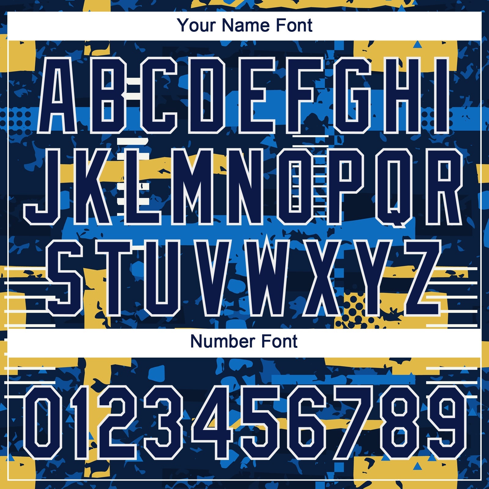 Custom Navy Navy-Gold 3D Pattern Design Authentic Baseball Jersey - Sky-Custom