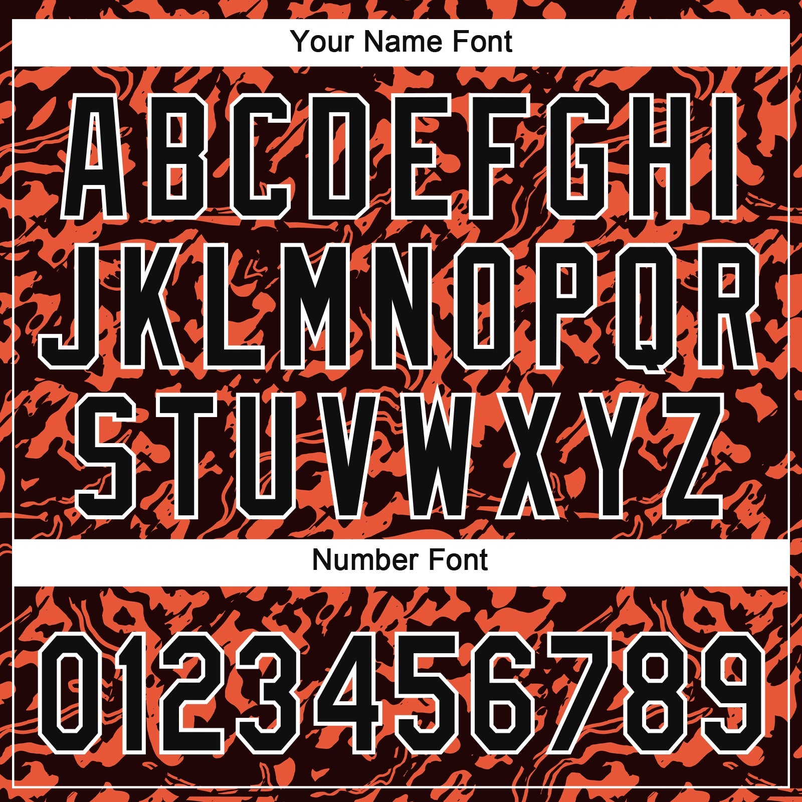 Custom Orange Black-White 3D Pattern Design Authentic Baseball Jersey - Sky-Custom