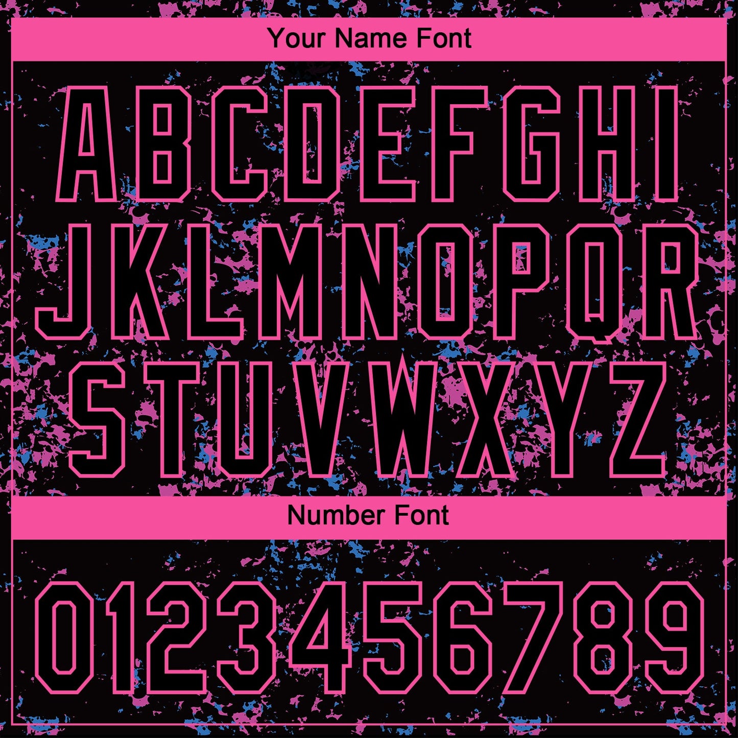 Custom Black Black-Pink 3D Pattern Design Authentic Baseball Jersey - Sky-Custom