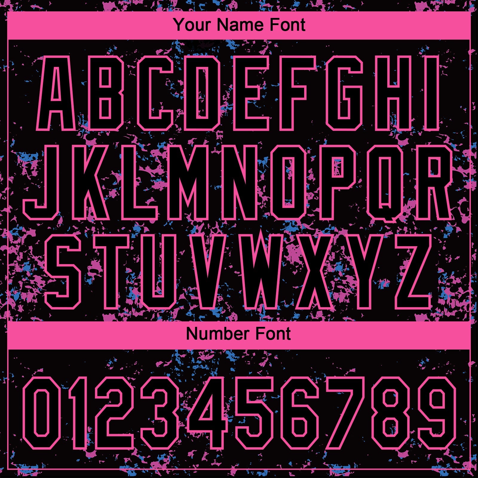 Custom Black Black-Pink 3D Pattern Design Authentic Baseball Jersey - Sky-Custom
