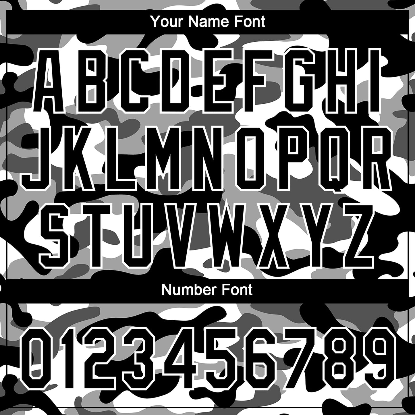 Custom Black Black-Camo 3D Pattern Design Authentic Baseball Jersey - Sky-Custom
