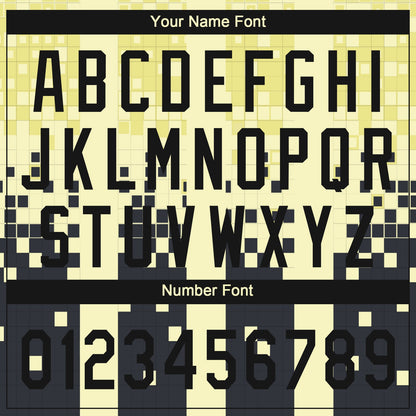 Custom Cream Black 3D Pattern Design Authentic Baseball Jersey - Sky-Custom