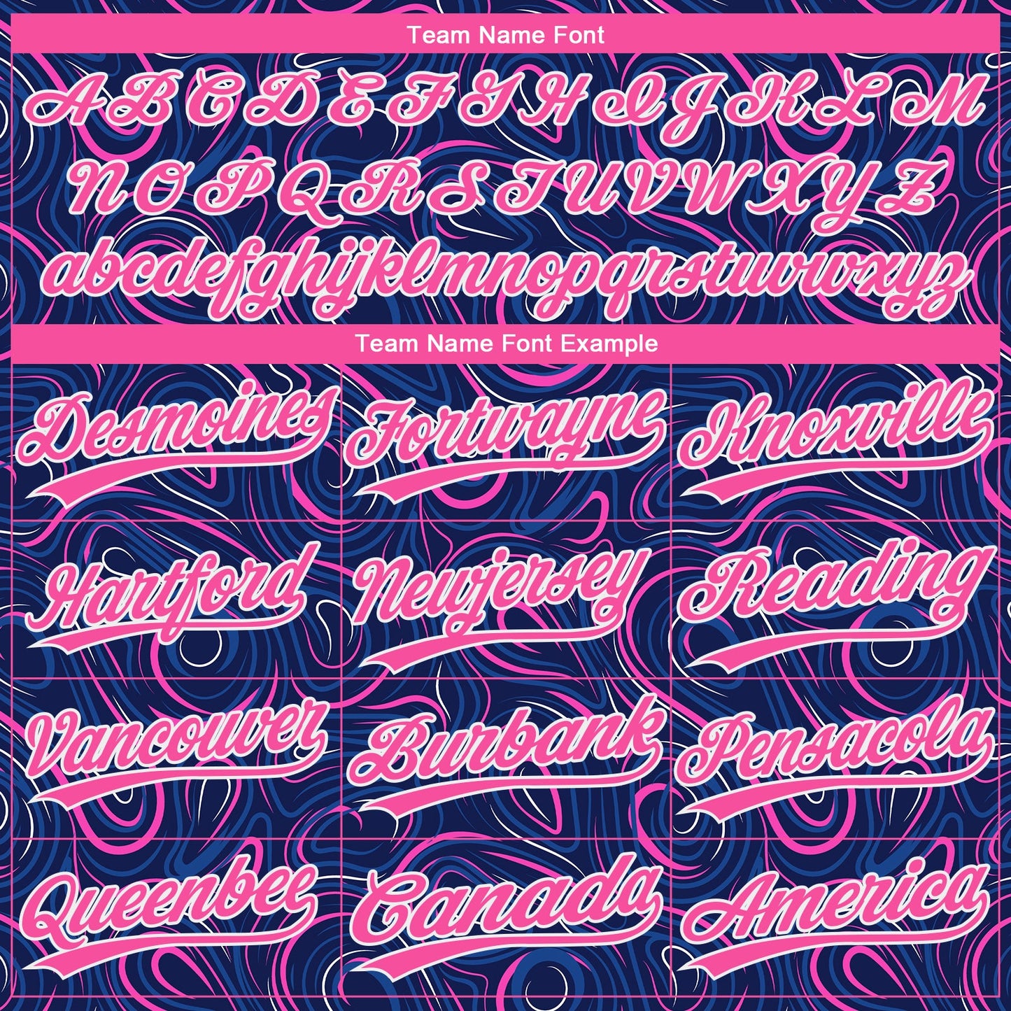Custom Navy Pink-White 3D Pattern Design Authentic Baseball Jersey - Sky-Custom