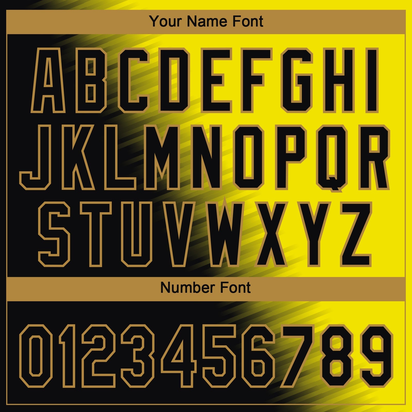 Custom Gold Black-Old Gold 3D Pattern Design Authentic Baseball Jersey - Sky-Custom