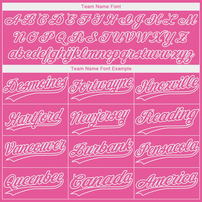 Custom Pink Pink-Camo 3D Pattern Design Authentic Baseball Jersey - Sky-Custom