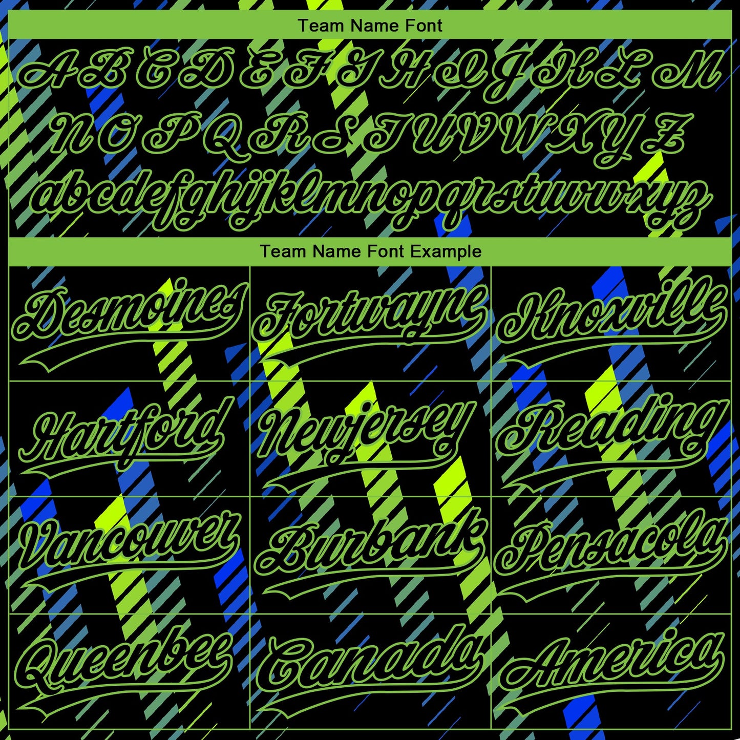Custom Black Black Neon Green-Royal 3D Pattern Design Authentic Baseball Jersey - Sky-Custom