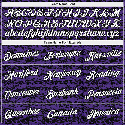 Custom Purple White-Black Authentic City Edition Basketball Jersey - Sky-Custom