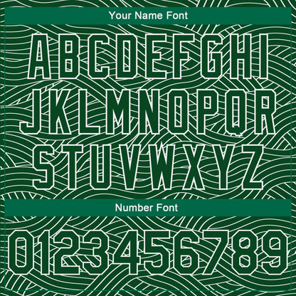Custom Green White Authentic City Edition Basketball Jersey - Sky-Custom
