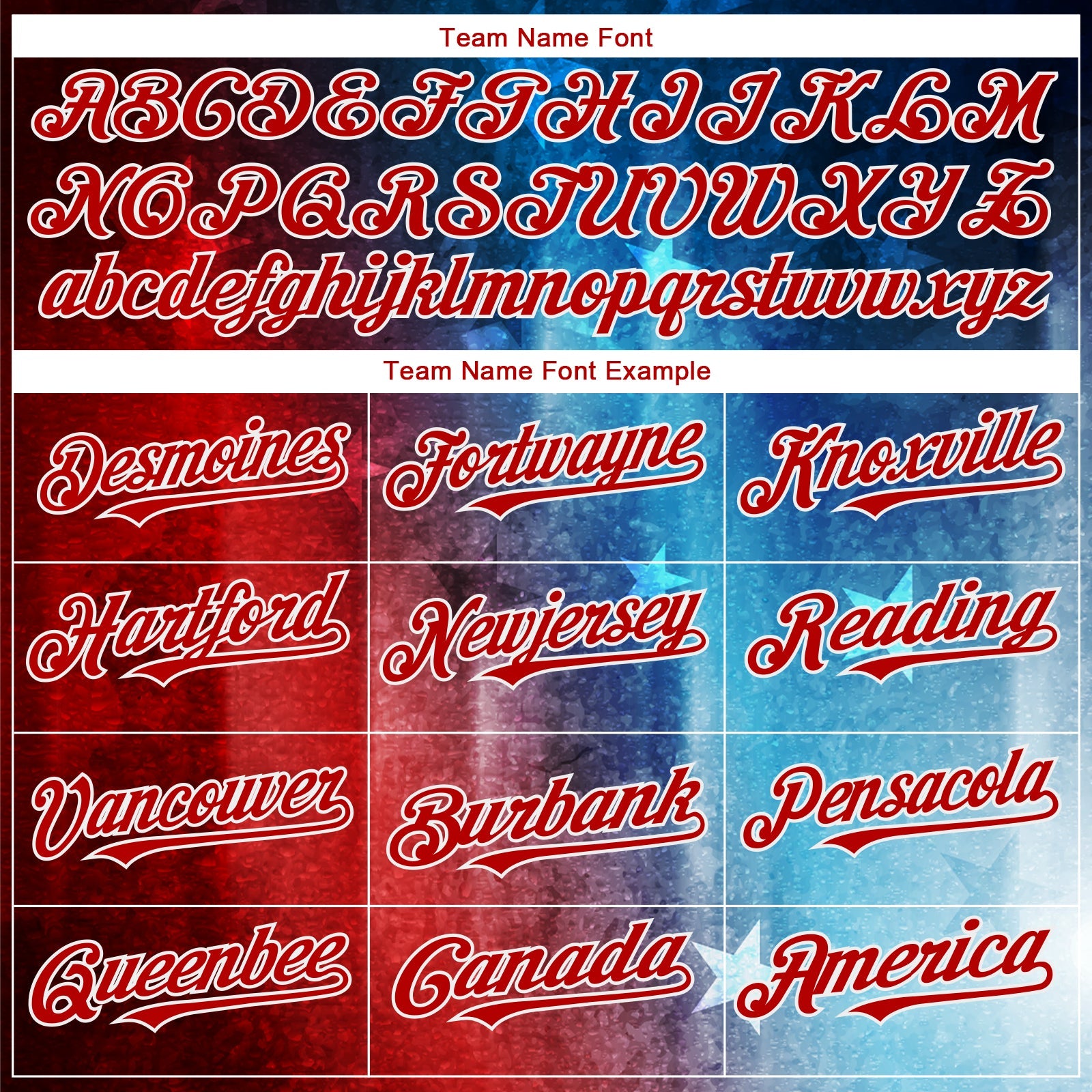 Custom Red Royal-Black 3D American Flag Fashion Authentic Baseball Jersey - Sky-Custom