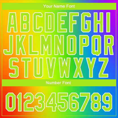 Custom Rainbow For Pride Month Love Is Love LGBT 3D Authentic Baseball Jersey - Sky-Custom