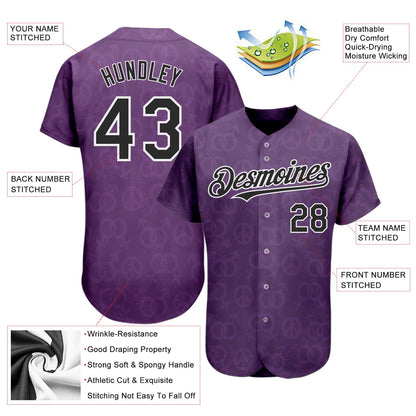 Custom Rainbow For Pride Month Love Is Love LGBT 3D Authentic Baseball Jersey - Sky-Custom