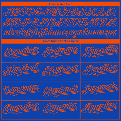 Custom Royal Orange 3D New York City Edition Fade Fasion Authentic Baseball Jersey - Sky-Custom
