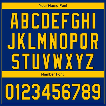 Custom Royal Yellow-Black 3D San Francisco City Edition Fade Fasion Authentic Baseball Jersey - Sky-Custom