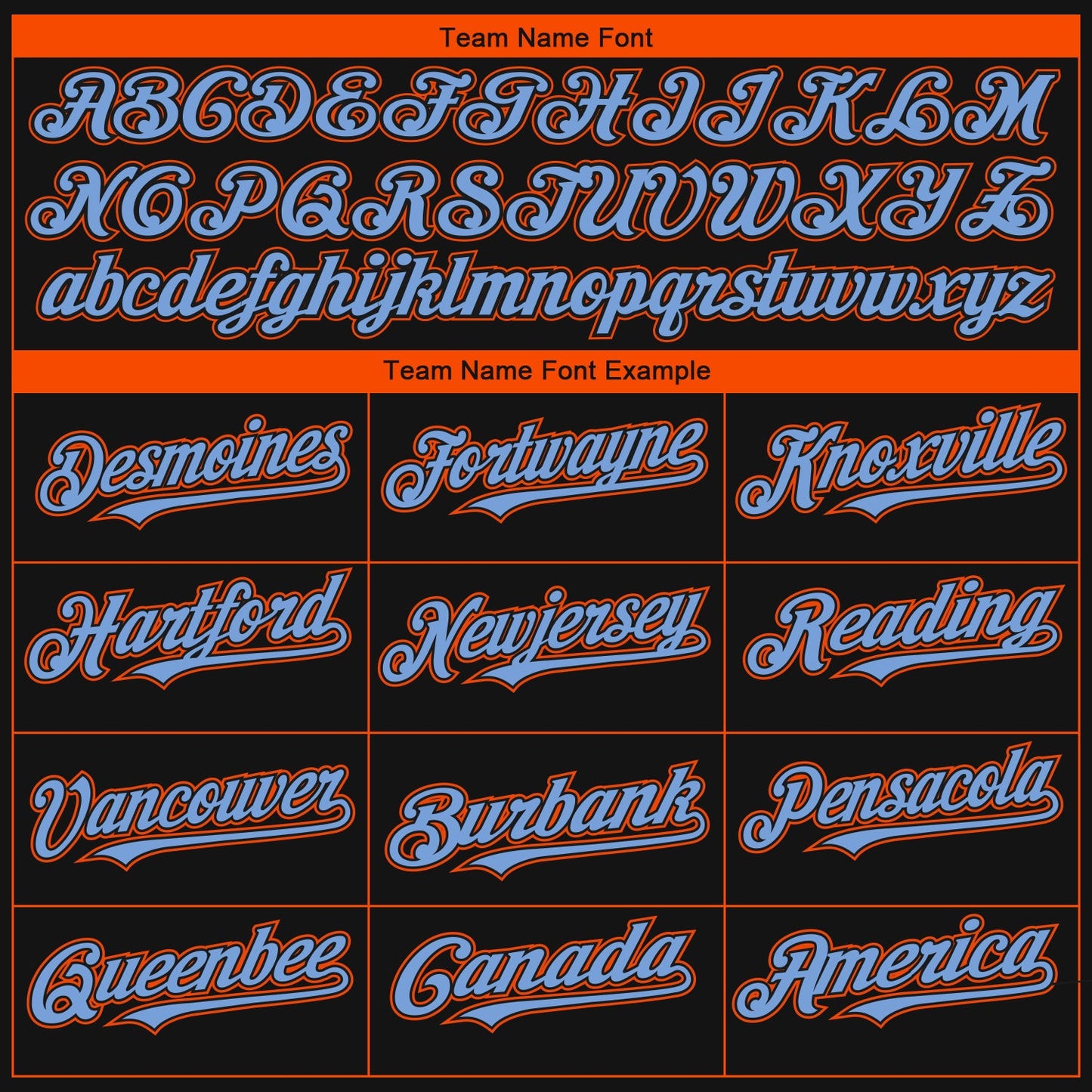 Custom Black Powder Blue-Orange 3D Miami City Edition Fade Fasion Authentic Baseball Jersey - Sky-Custom
