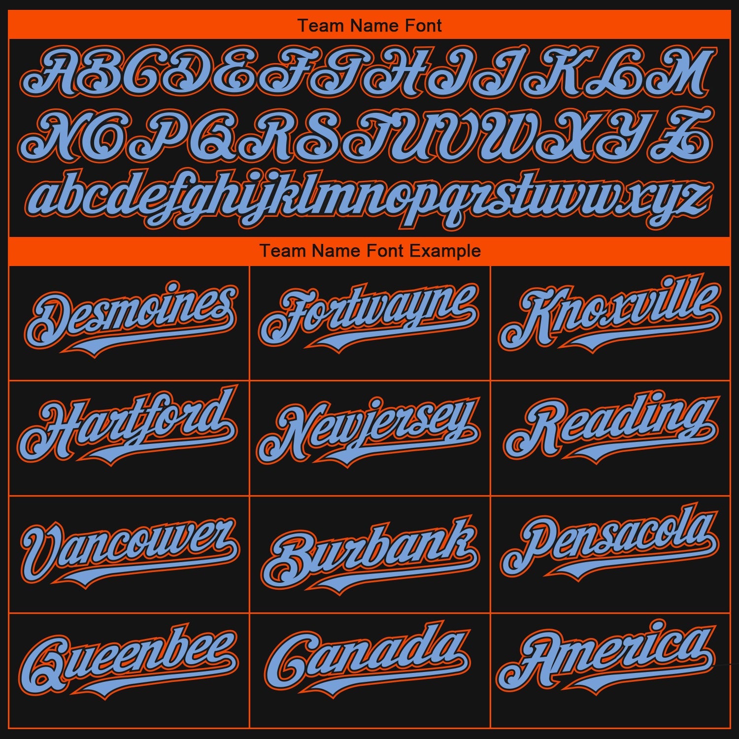 Custom Black Powder Blue-Orange 3D Miami City Edition Fade Fasion Authentic Baseball Jersey - Sky-Custom