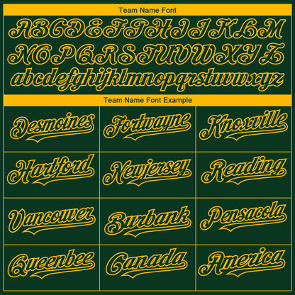 Custom Green Gold 3D Oakland City Edition Fade Fasion Authentic Baseball Jersey - Sky-Custom