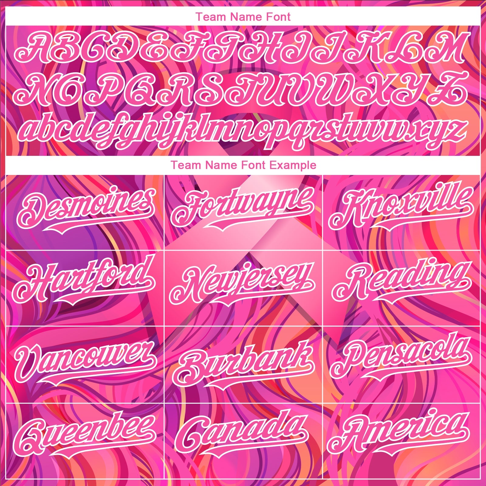Custom Pink White 3D Pink Ribbon Breast Cancer Awareness Month Women Health Care Support Authentic Baseball Jersey - Sky-Custom