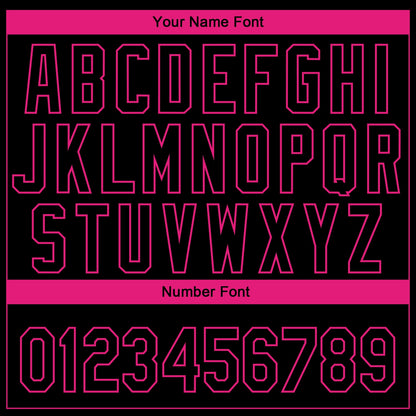 Custom Black Hot Pink-White 3D Pink Ribbon Breast Cancer Awareness Month Women Health Care Support Authentic Baseball Jersey - Sky-Custom