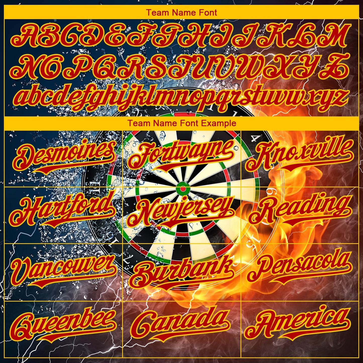 Custom Black Red-Gold 3D Pattern Design Flame Dart Board Authentic Baseball Jersey - Sky-Custom