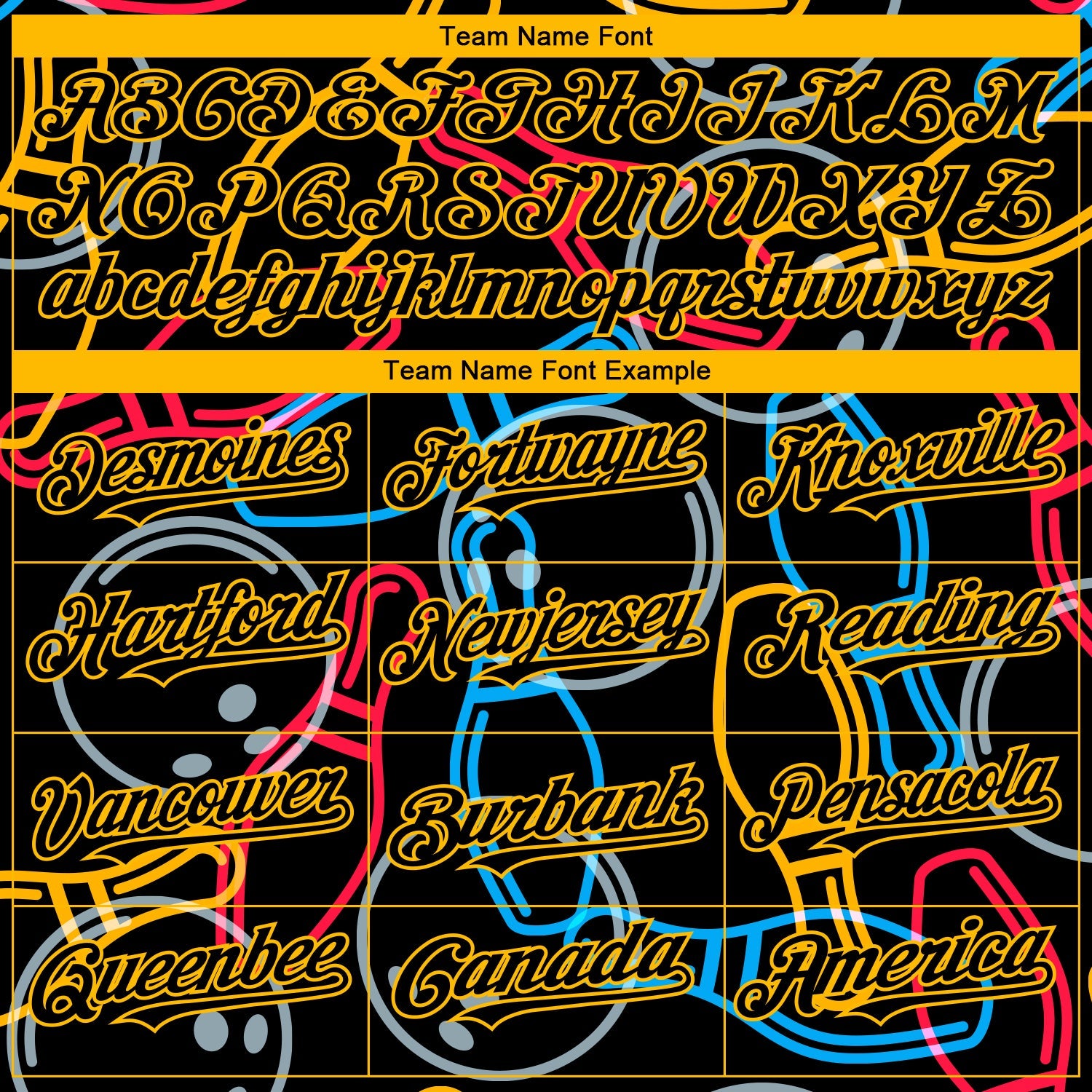 Custom Black Gold 3D Pattern Design Bowling Authentic Baseball Jersey - Sky-Custom