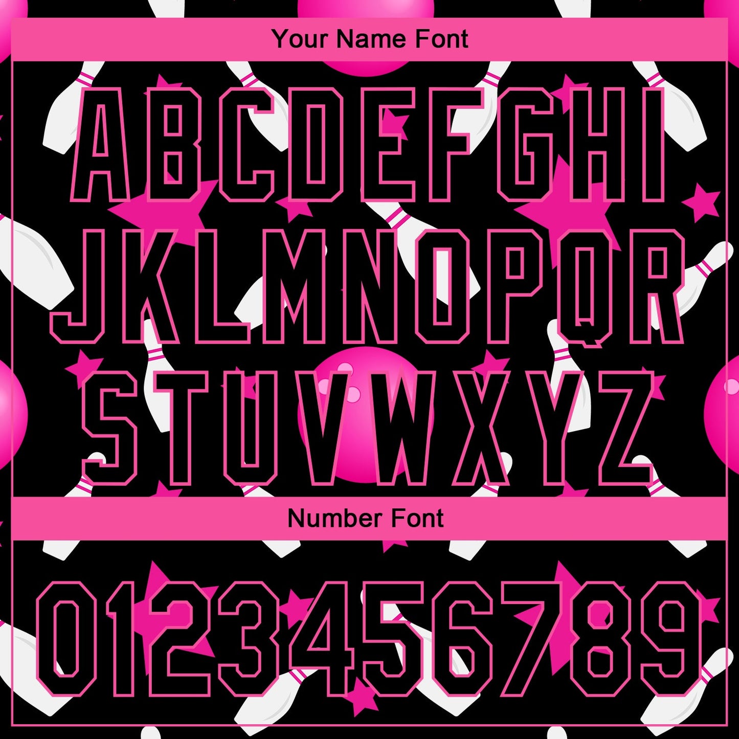 Custom Black Pink 3D Pattern Design Bowling Authentic Baseball Jersey - Sky-Custom