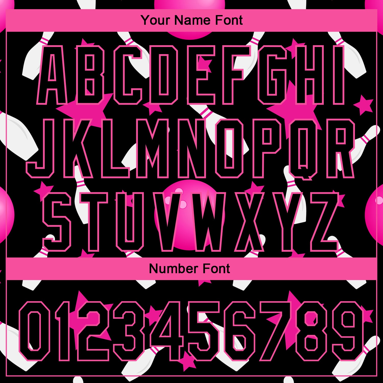 Custom Black Pink 3D Pattern Design Bowling Authentic Baseball Jersey - Sky-Custom