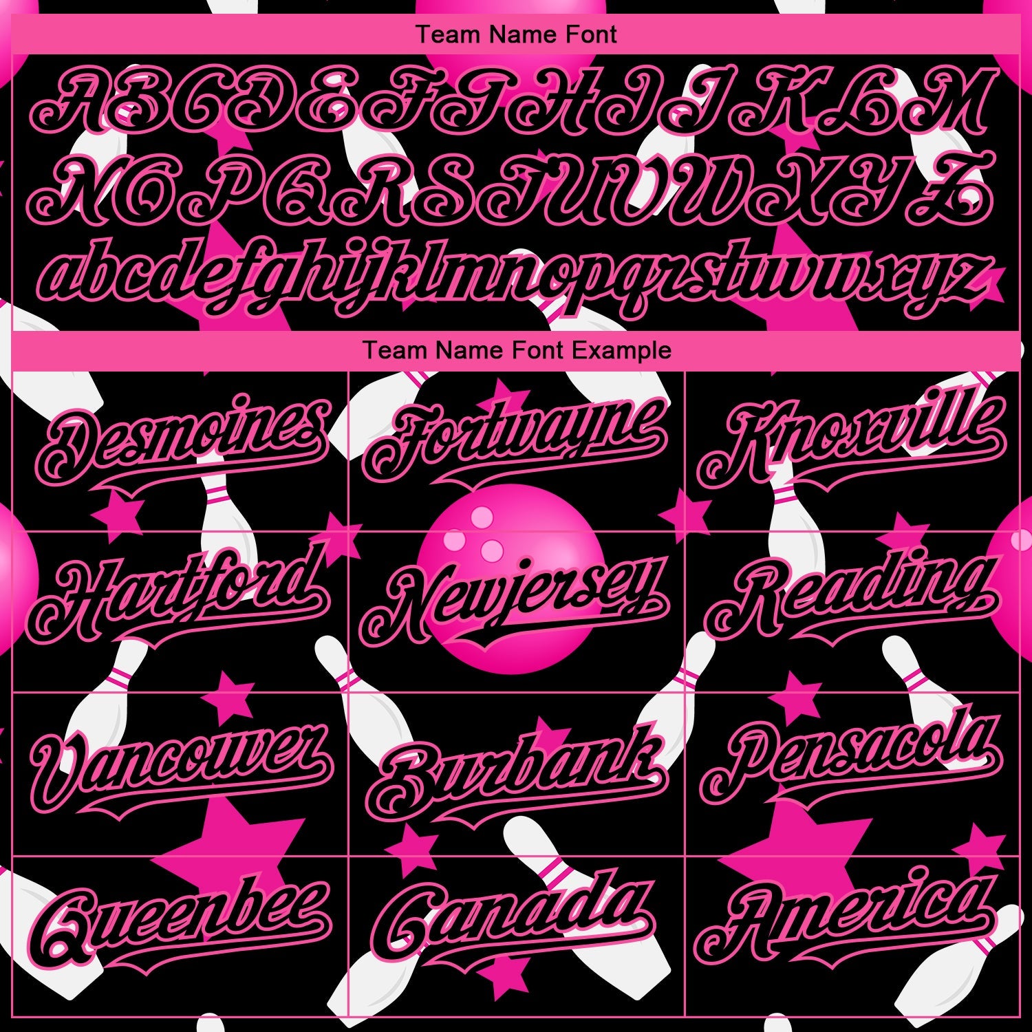 Custom Black Pink 3D Pattern Design Bowling Authentic Baseball Jersey - Sky-Custom