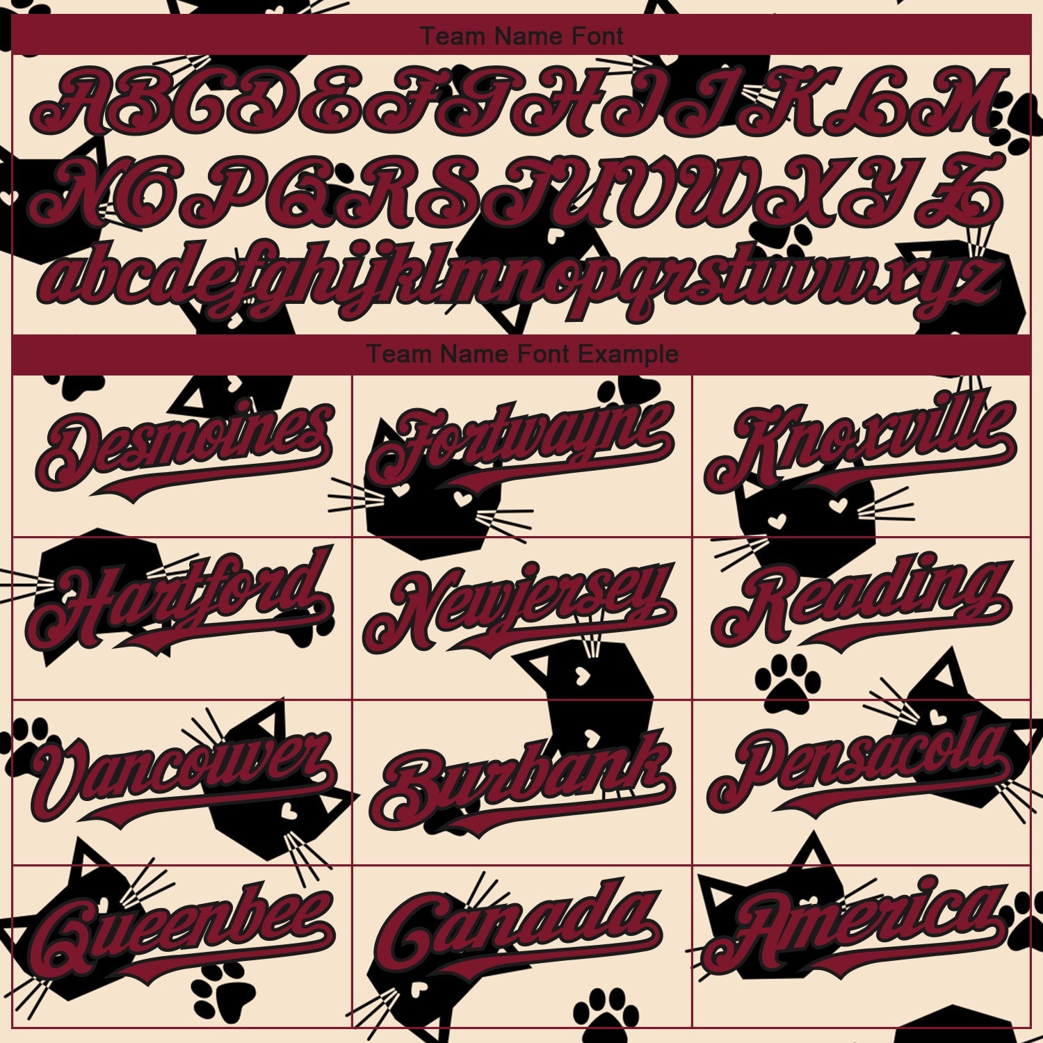Custom Cream Crimson-Black 3D Pattern Design Cat Authentic Baseball Jersey - Sky-Custom