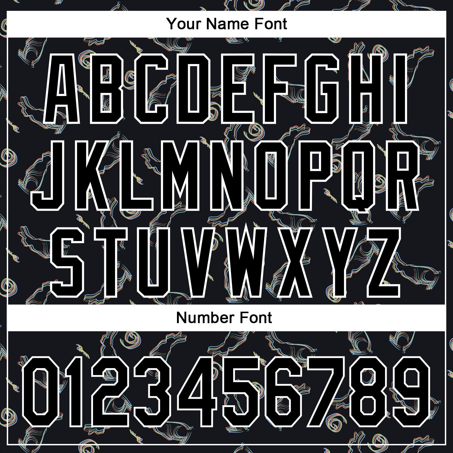 Custom Black White 3D Pattern Design Rabbit Authentic Baseball Jersey - Sky-Custom