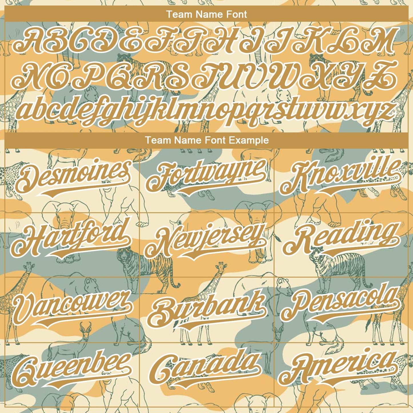 Custom Cream Old Gold-White 3D Pattern Design Animal Authentic Baseball Jersey - Sky-Custom