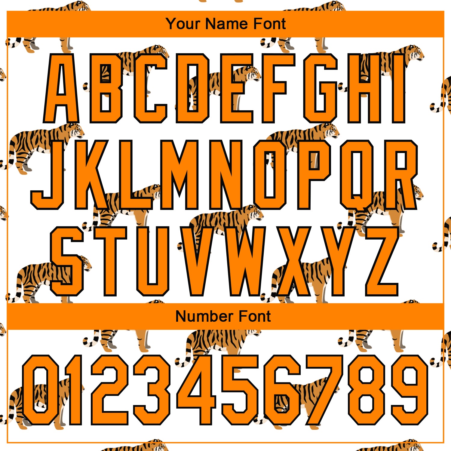 Custom White Bay Orange-Black 3D Pattern Design Tiger Authentic Baseball Jersey - Sky-Custom