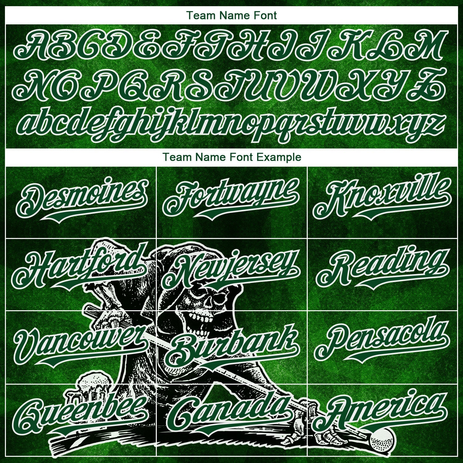 Custom Green White 3D Pattern Design A Skeleton Playing Billiards While Drinking A Beer Authentic Baseball Jersey - Sky-Custom