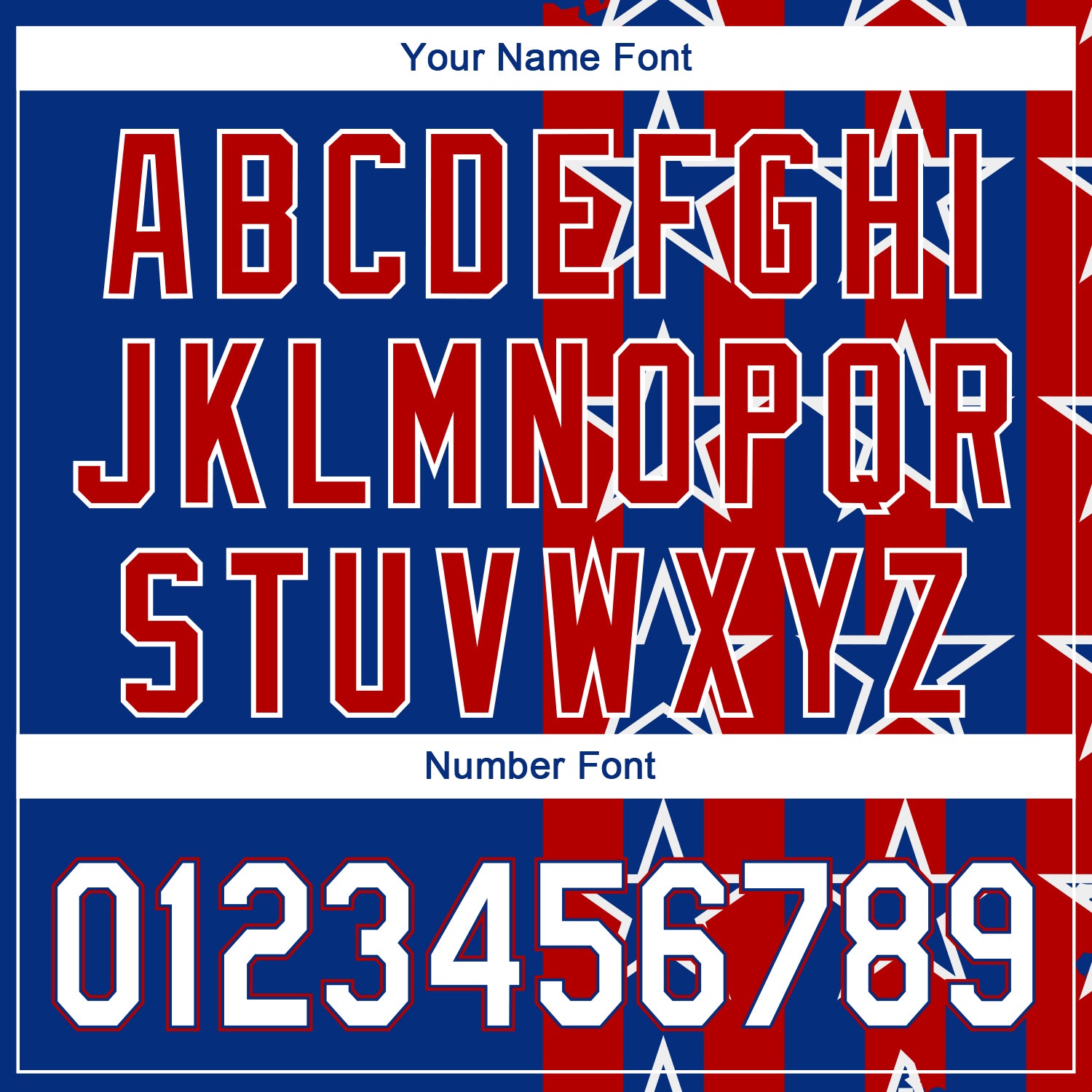 Custom Royal White Red 3D American Flag Authentic Baseball Jersey - Sky-Custom