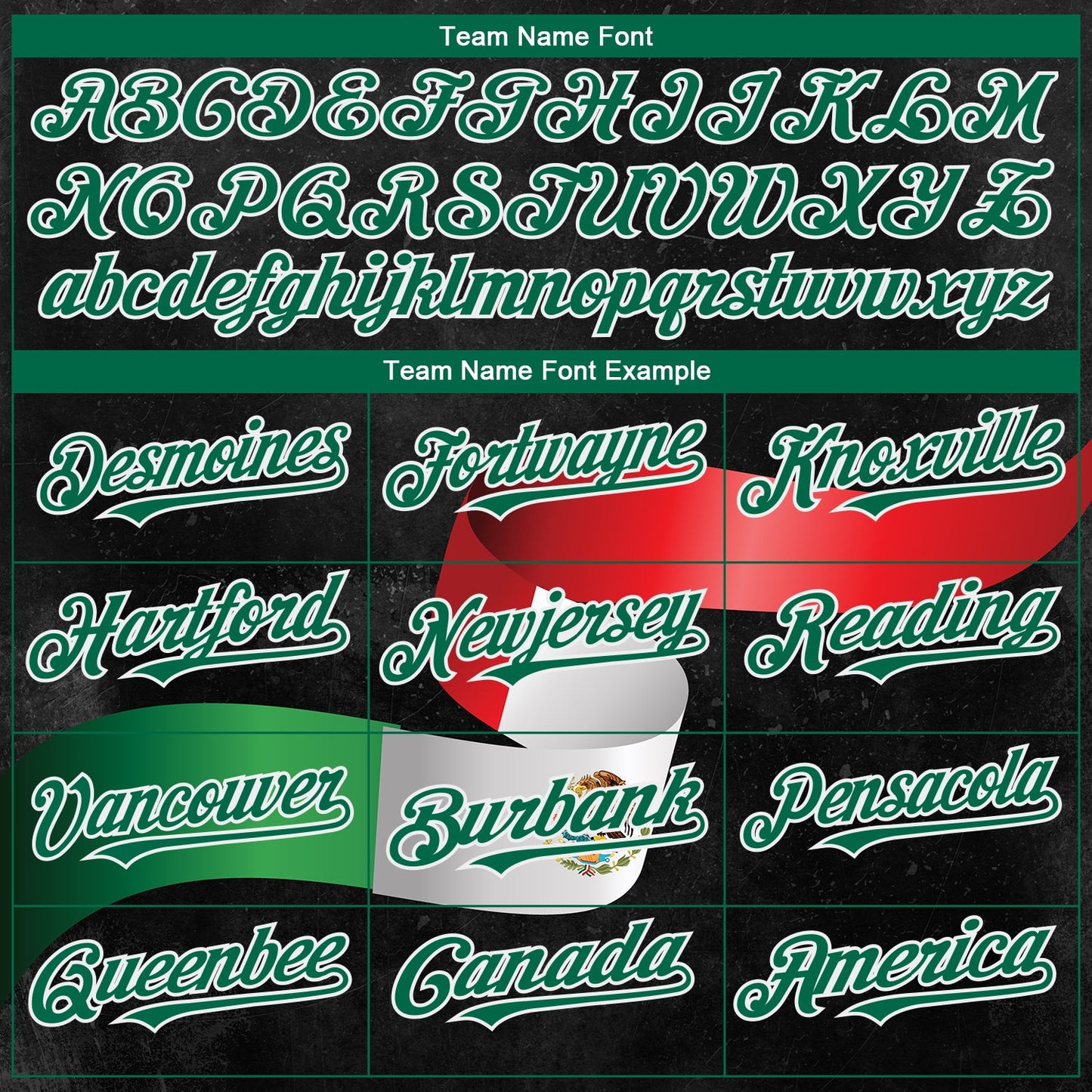 Custom Black Red Kelly Green 3D Mexican Flag Authentic Baseball Jersey - Sky-Custom