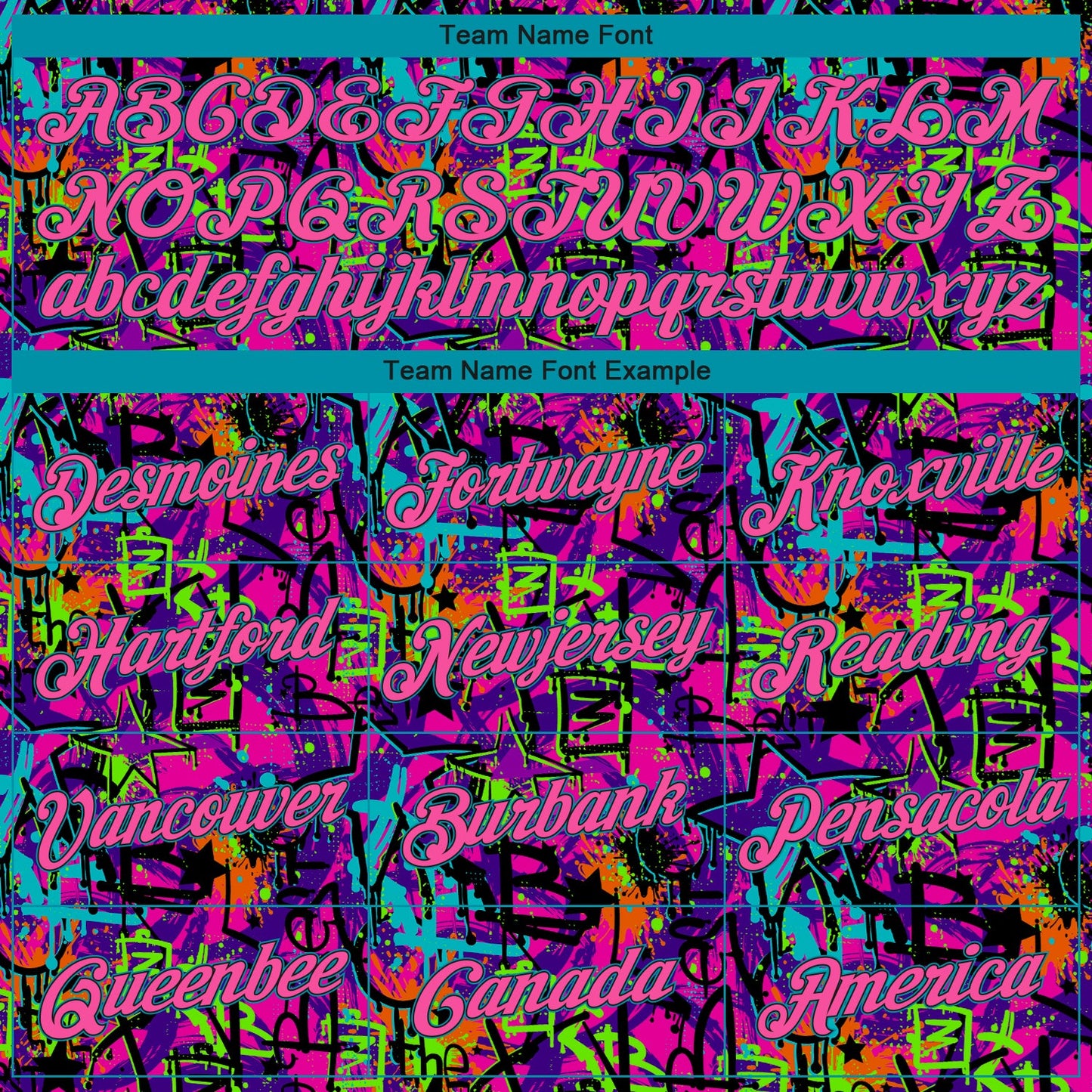 Custom Graffiti Pattern Pink Black-Lakes Blue 3D Grunge Art Authentic Basketball Jersey - Sky-Custom